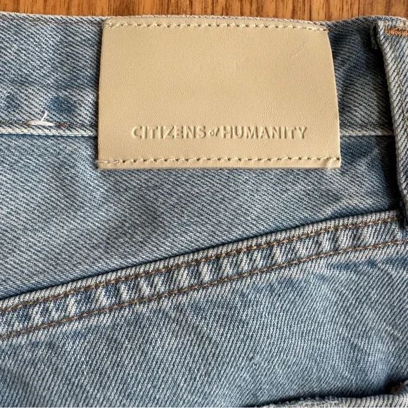 Citizens of Humanity Blue Denim Jeans Paloma Baggy Wide Leg High Rise 26 - Picture 13 of 16